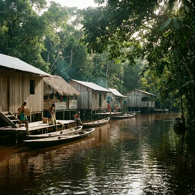 Travel view representing El Encanto in Amazonas, Colombia