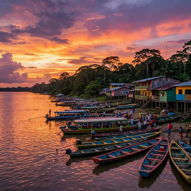 Travel view representing Leticia in Amazonas, Colombia