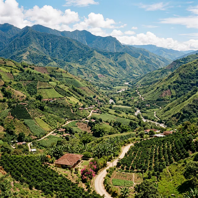 Travel view representing Algeciras in Huila, Colombia