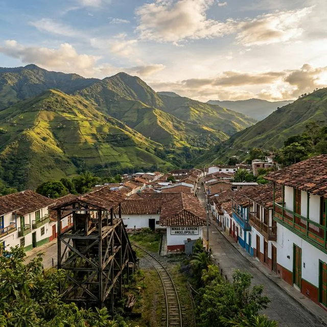 Travel view representing Angelópolis in Antioquia, Colombia
