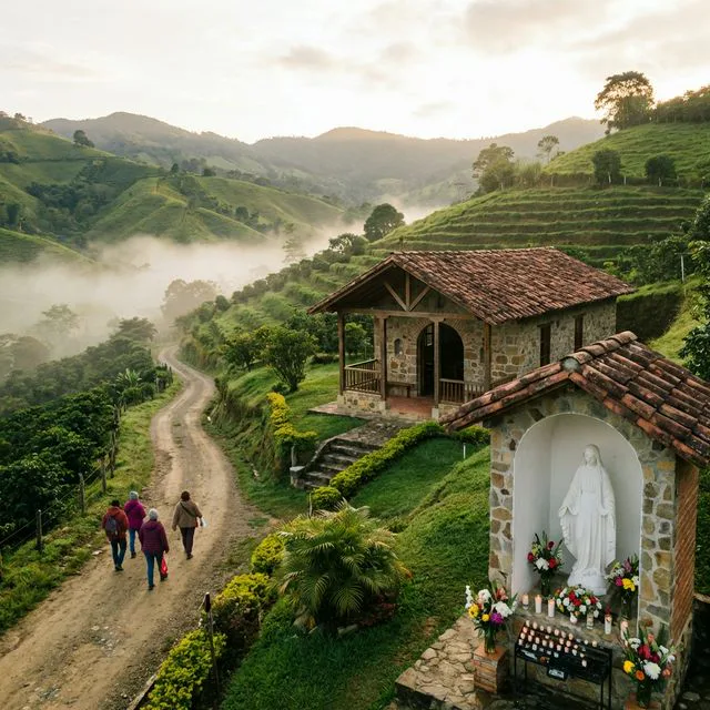 Travel view representing Angostura in Antioquia, Colombia