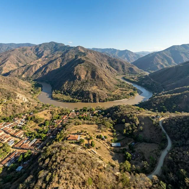 Travel view representing Anza in Antioquia, Colombia