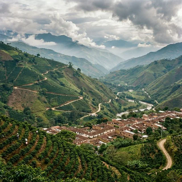 Travel view representing Caicedo in Antioquia, Colombia