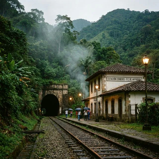 Travel view representing Cisneros in Antioquia, Colombia