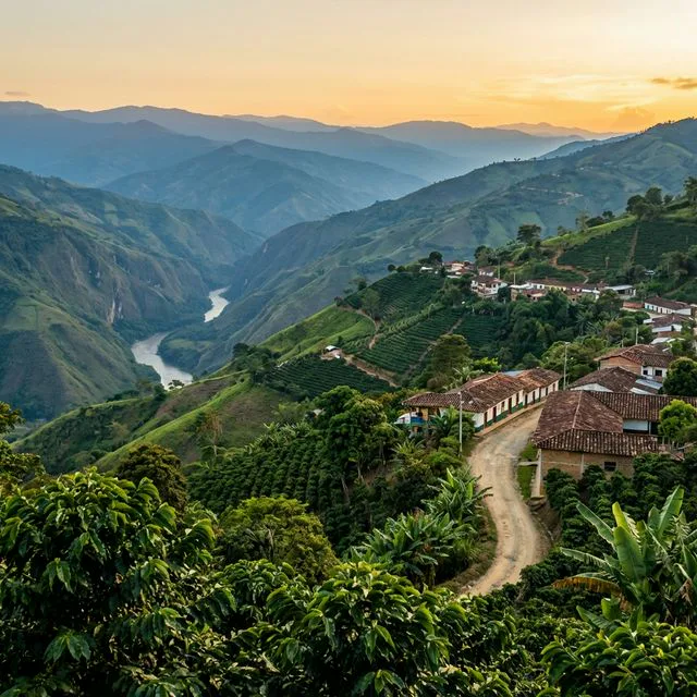 Travel view representing Ebéjico in Antioquia, Colombia
