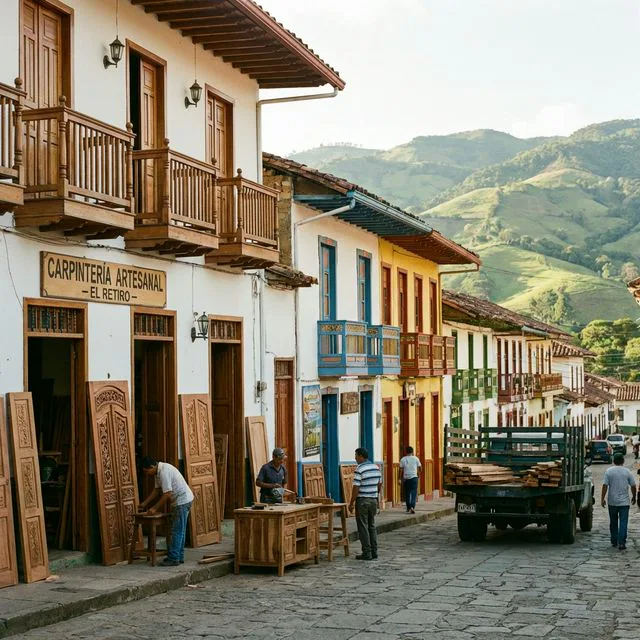 Travel view representing Retiro in Antioquia, Colombia