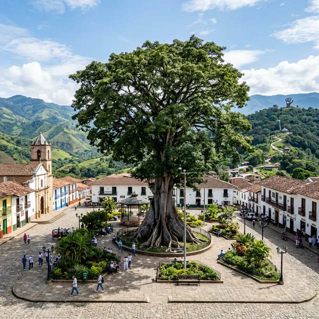Travel view representing Gigante in Huila, Colombia
