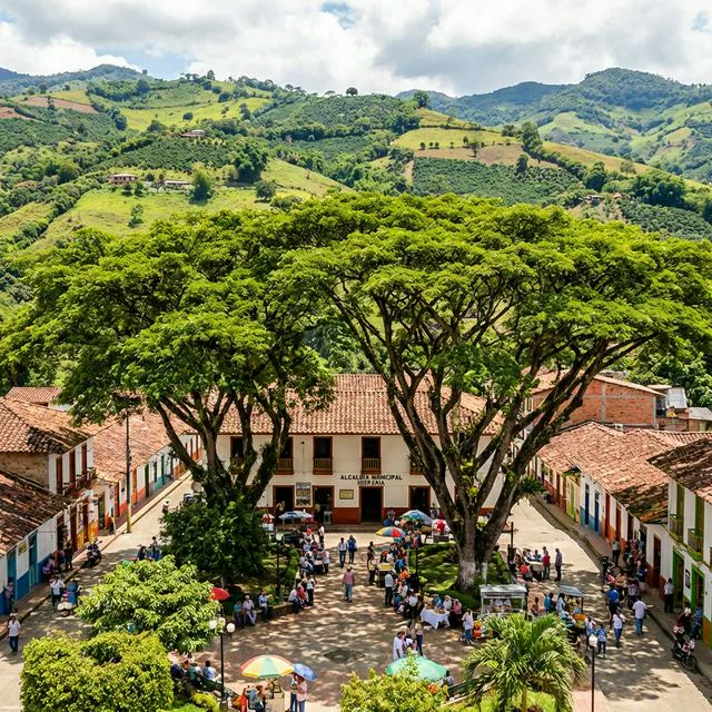 Travel view representing Hispania in Antioquia, Colombia