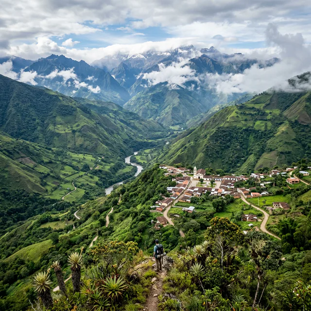Travel view representing Iquira in Huila, Colombia