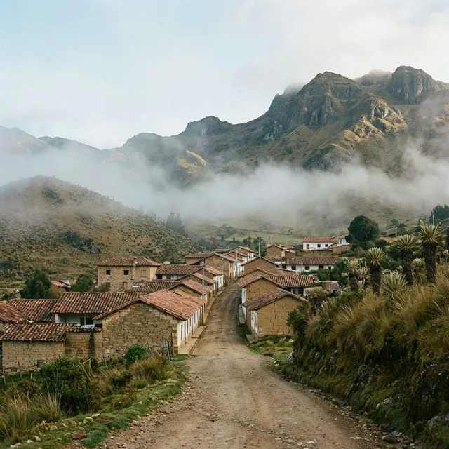 Travel view representing Jericó in Antioquia, Colombia
