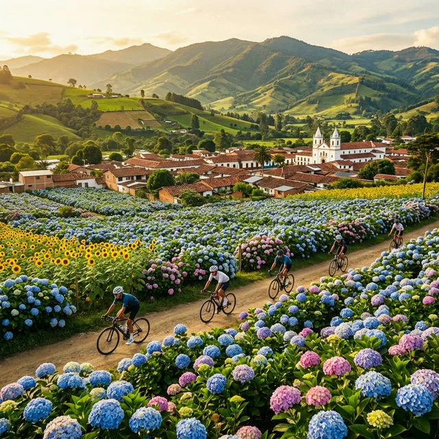 Travel view representing La Ceja in Antioquia, Colombia