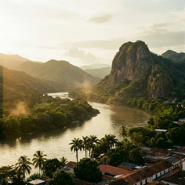 Travel view representing La Pintada in Antioquia, Colombia