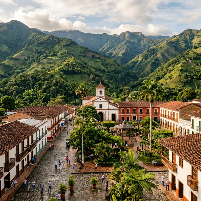 Travel view representing La Plata in Huila, Colombia