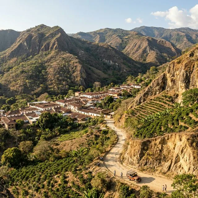 Travel view representing Liborina in Antioquia, Colombia