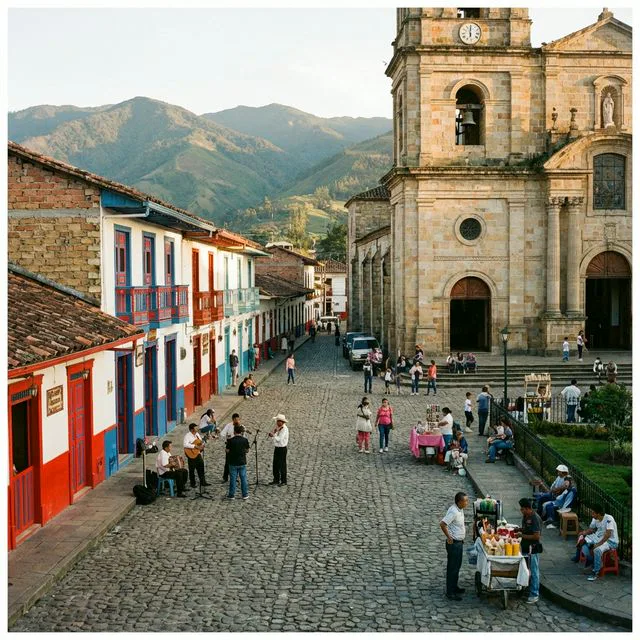 Travel view representing Marinilla in Antioquia, Colombia