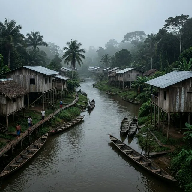 Travel view representing Murindó in Antioquia, Colombia