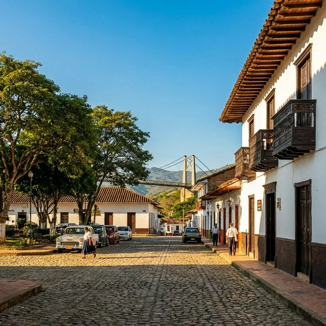Travel view representing Olaya in Antioquia, Colombia