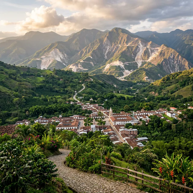 Travel view representing Palermo in Huila, Colombia