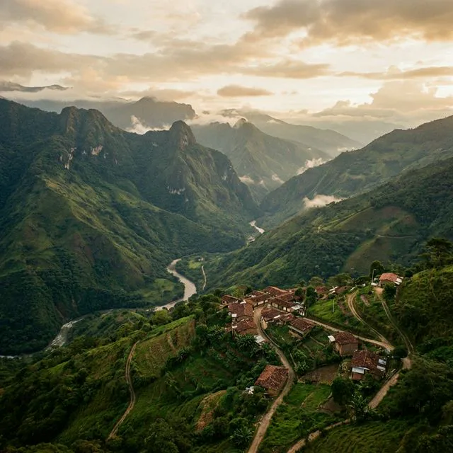 Travel view representing Peque in Antioquia, Colombia