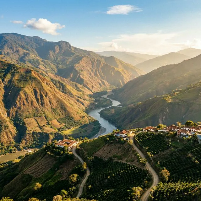 Travel view representing Sabanalarga in Antioquia, Colombia