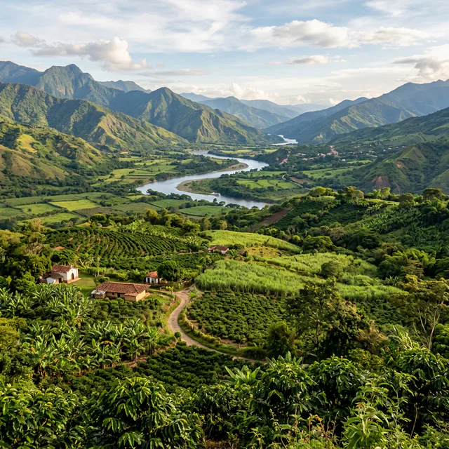 Travel view representing Tarqui in Huila, Colombia