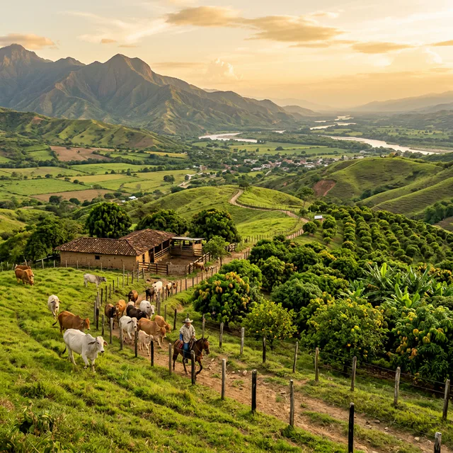 Travel view representing Tello in Huila, Colombia