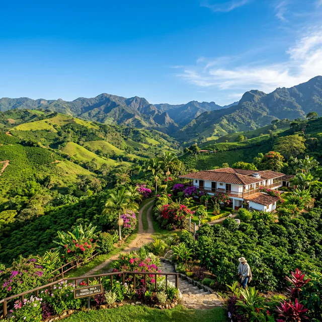 Travel view representing Teruel in Huila, Colombia