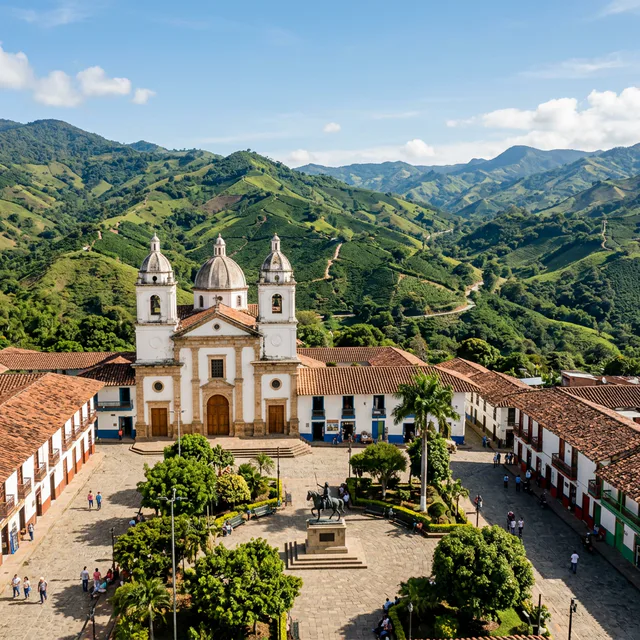Travel view representing Timaná in Huila, Colombia