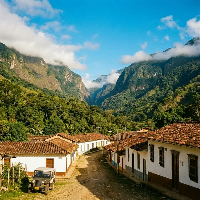 Travel view representing Uramita in Antioquia, Colombia