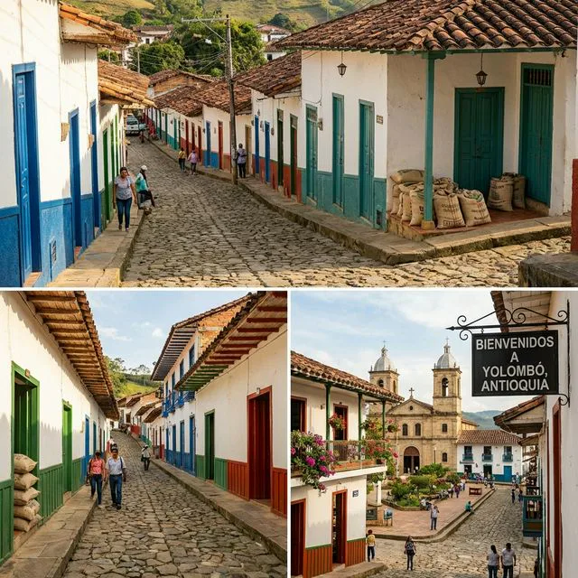 Travel view representing Yolombó in Antioquia, Colombia