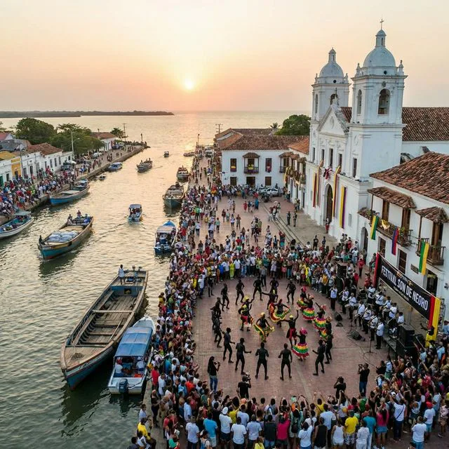 Travel view representing Santa Lucía in Atlántico, Colombia