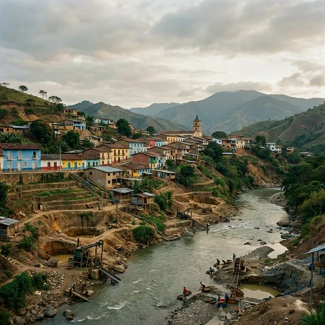 Travel view representing Norosí in Bolívar, Colombia