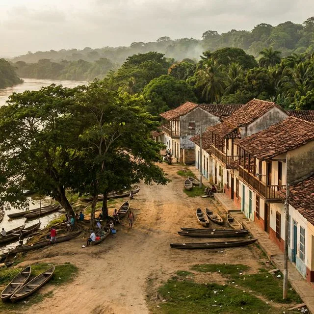 Travel view representing San Jacinto del Cauca in Bolívar, Colombia