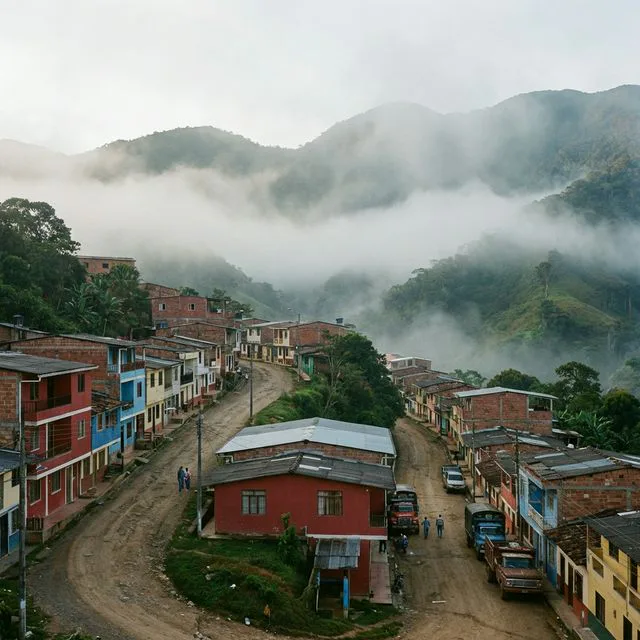 Travel view representing Santa Rosa del Sur in Bolívar, Colombia