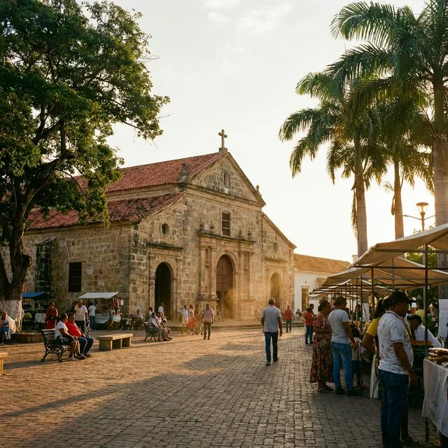 Travel view representing Turbaná in Bolívar, Colombia