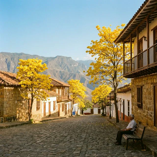 Travel view representing Villanueva in Bolívar, Colombia