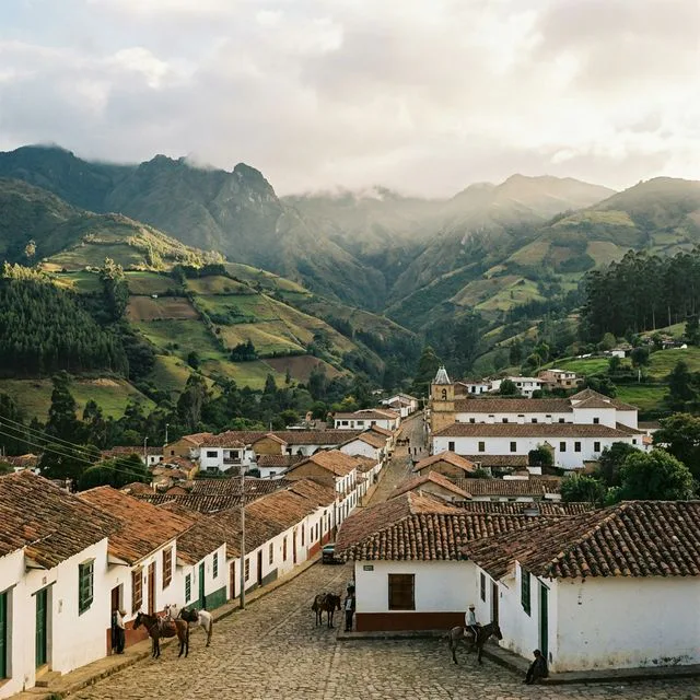 Travel view representing Almeida in Boyacá, Colombia