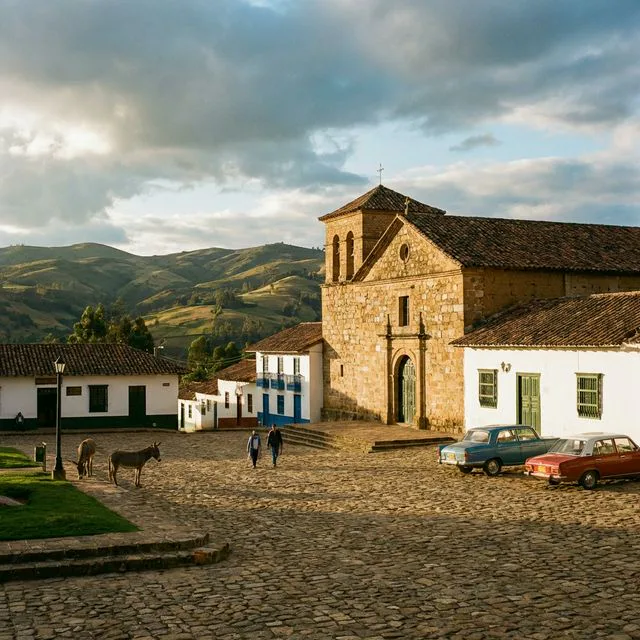 Travel view representing Busbanzá in Boyacá, Colombia