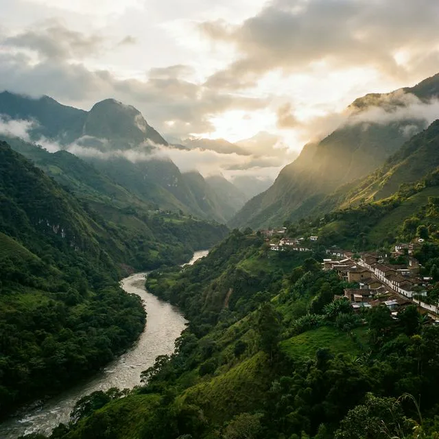 Travel view representing Campohermoso in Boyacá, Colombia
