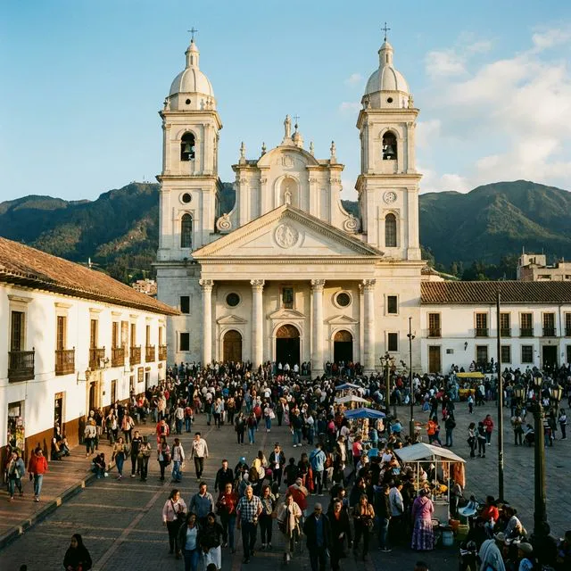 Travel view representing Chiquinquirá in Boyacá, Colombia