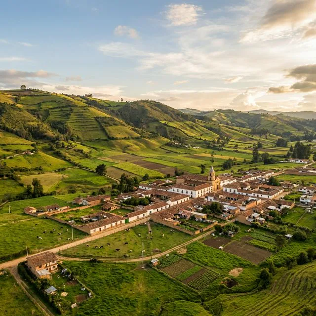 Travel view representing Chivatá in Boyacá, Colombia