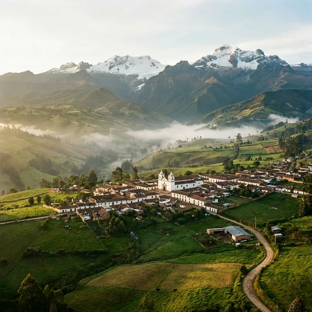 Travel view representing El Espino in Boyacá, Colombia