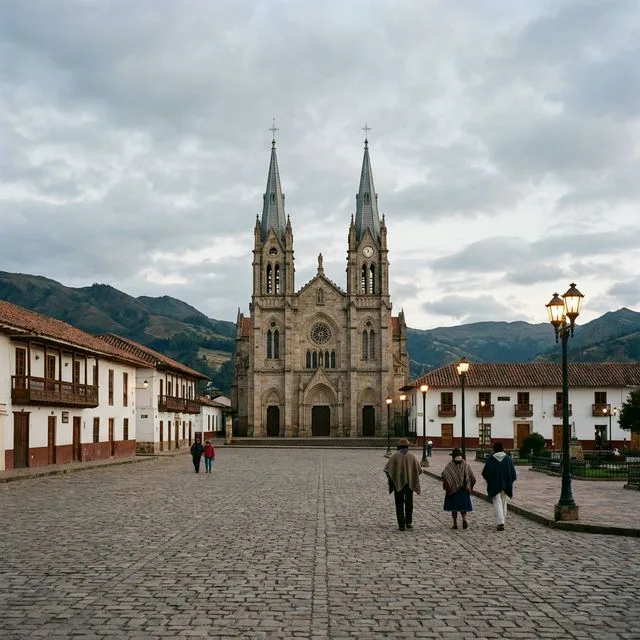 Travel view representing Firavitoba in Boyacá, Colombia
