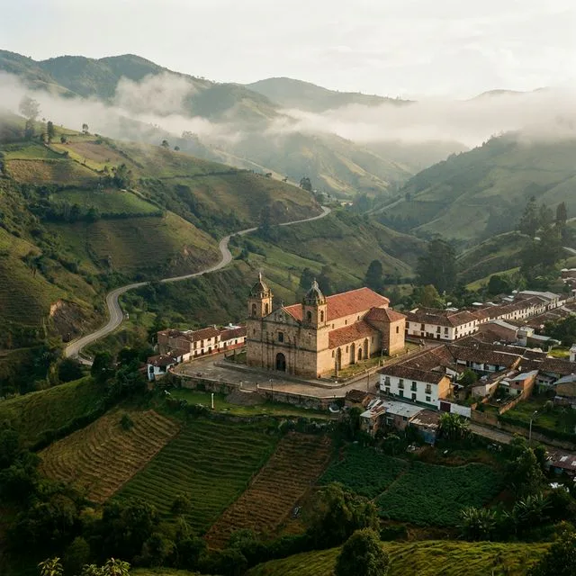 Travel view representing Garagoa in Boyacá, Colombia