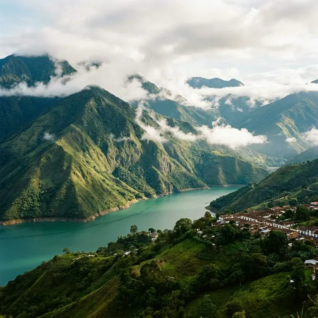 Travel view representing Macanal in Boyacá, Colombia