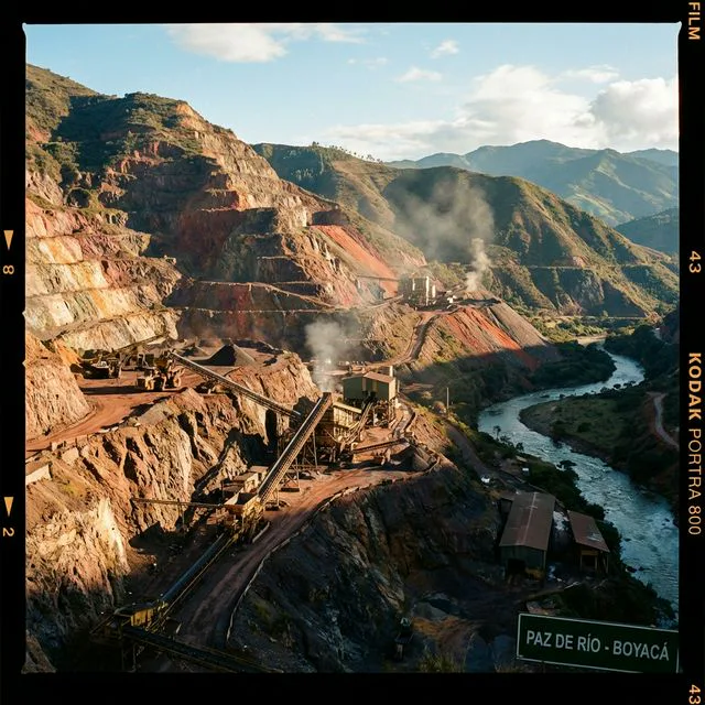 Travel view representing Paz de Río in Boyacá, Colombia