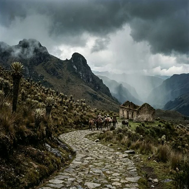 Travel view representing Pisba in Boyacá, Colombia