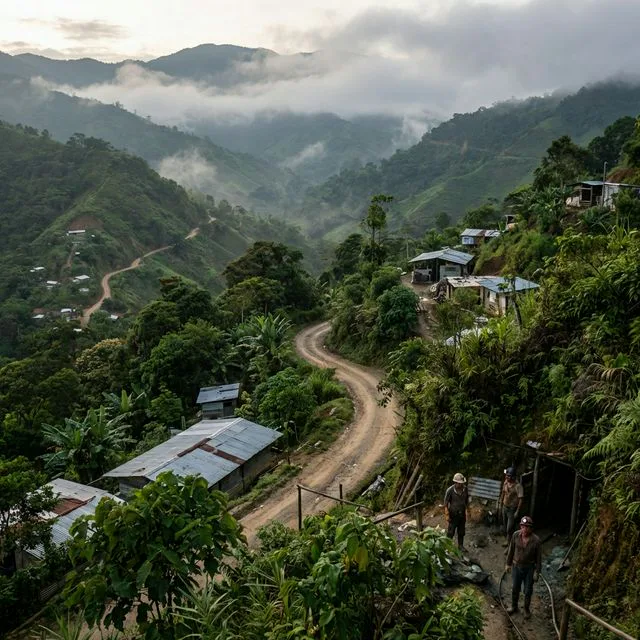 Travel view representing Quípama in Boyacá, Colombia