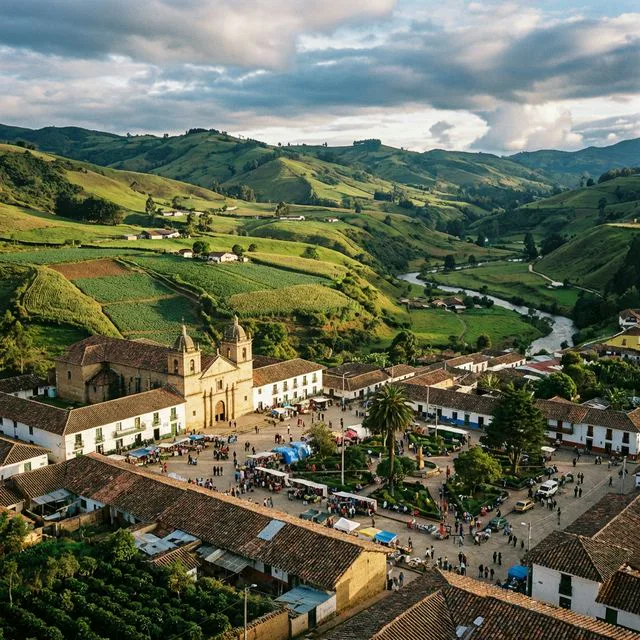 Travel view representing Ramiriquí in Boyacá, Colombia