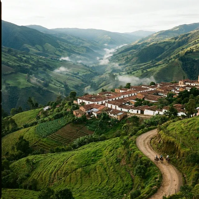 Travel view representing Rondón in Boyacá, Colombia